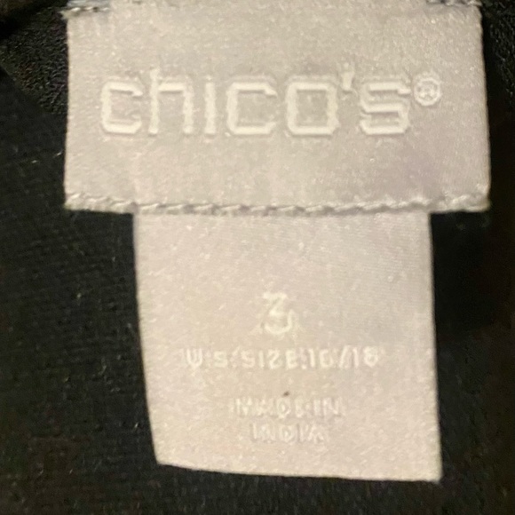 Chico’s Black Beautiful Blouse - Picture 6 of 8